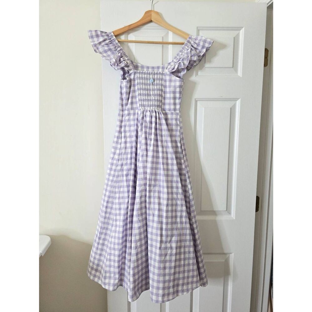 Hill House Lilac Clip Dot Daphne Dress - Picture 7 of 9
